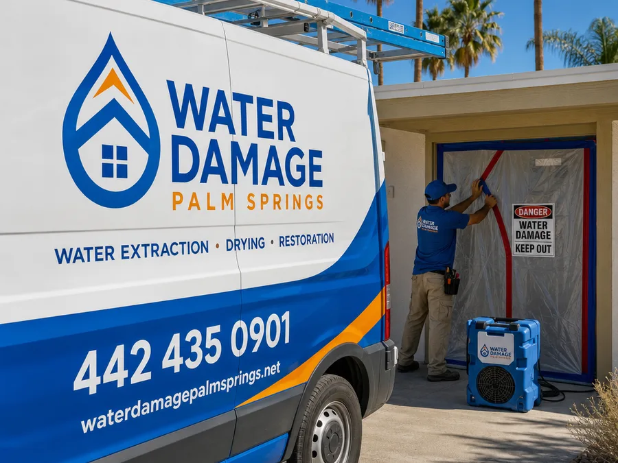 Local water damage service professionals in Palm Springs